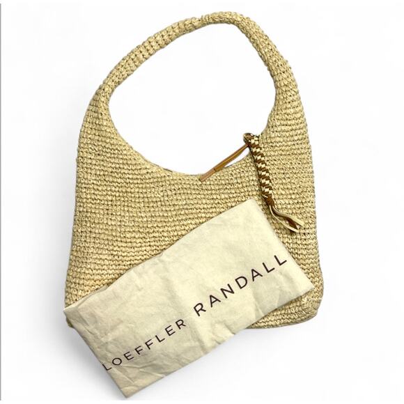 Loeffler Randall Raffia Woven Hobo Bag - New Without Tags - Picture 2 of 5